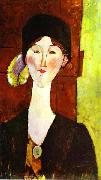 Portrait of Beatris Hastings Amedeo Modigliani